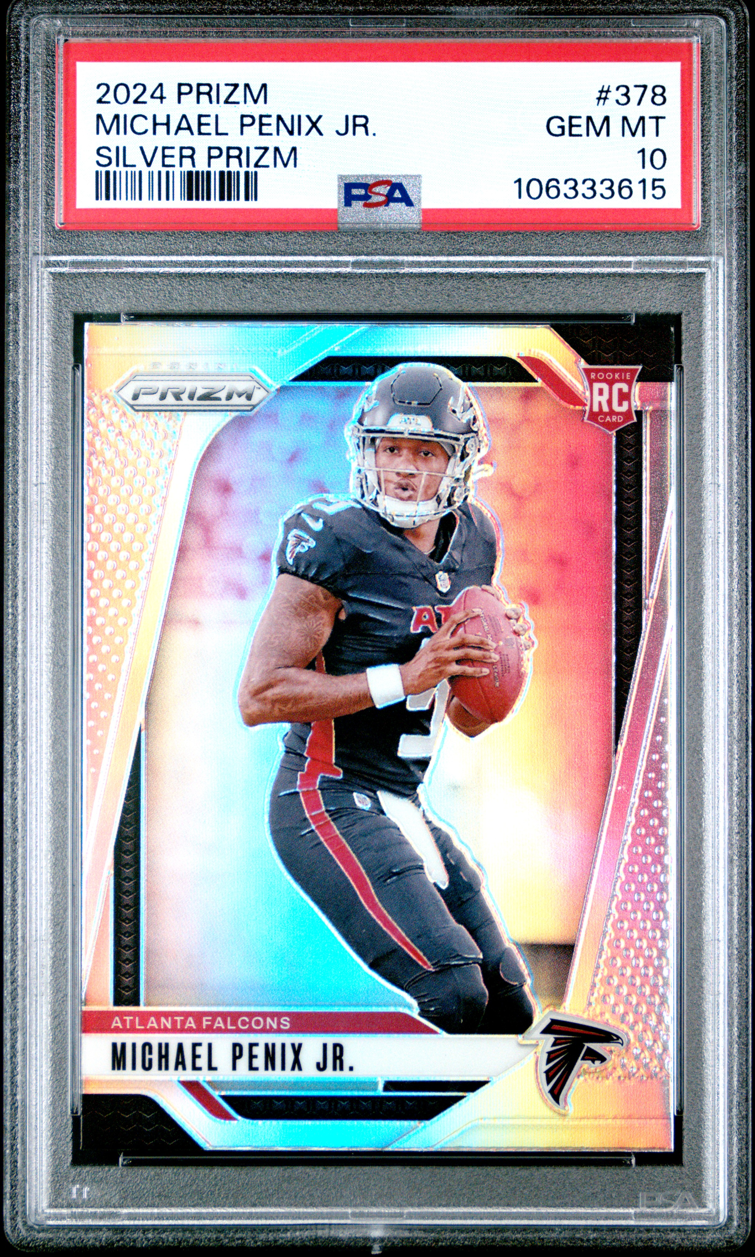 Michael Penix Jr. - Silver Prizm #378