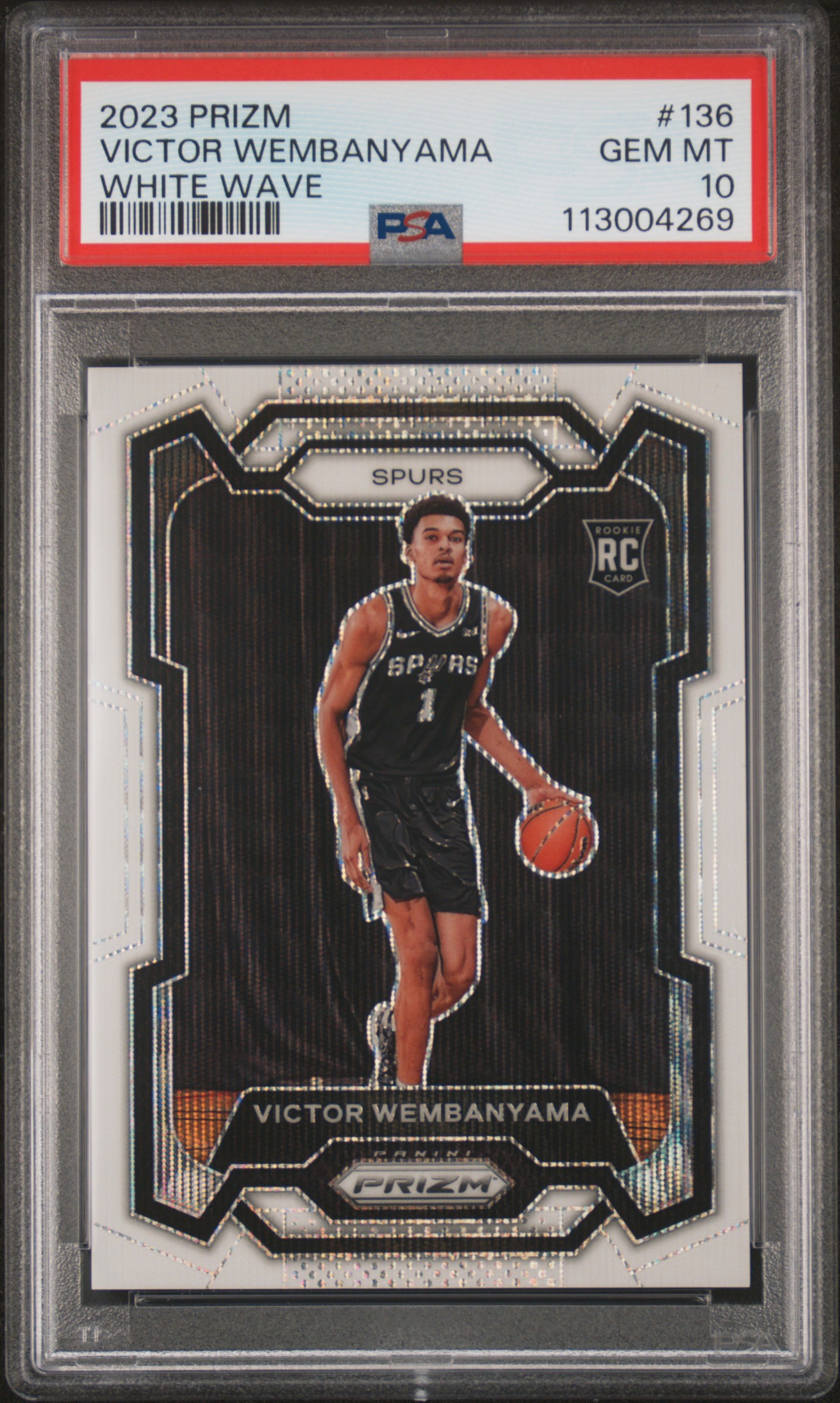 Victor Wembanyama - White Wave #136