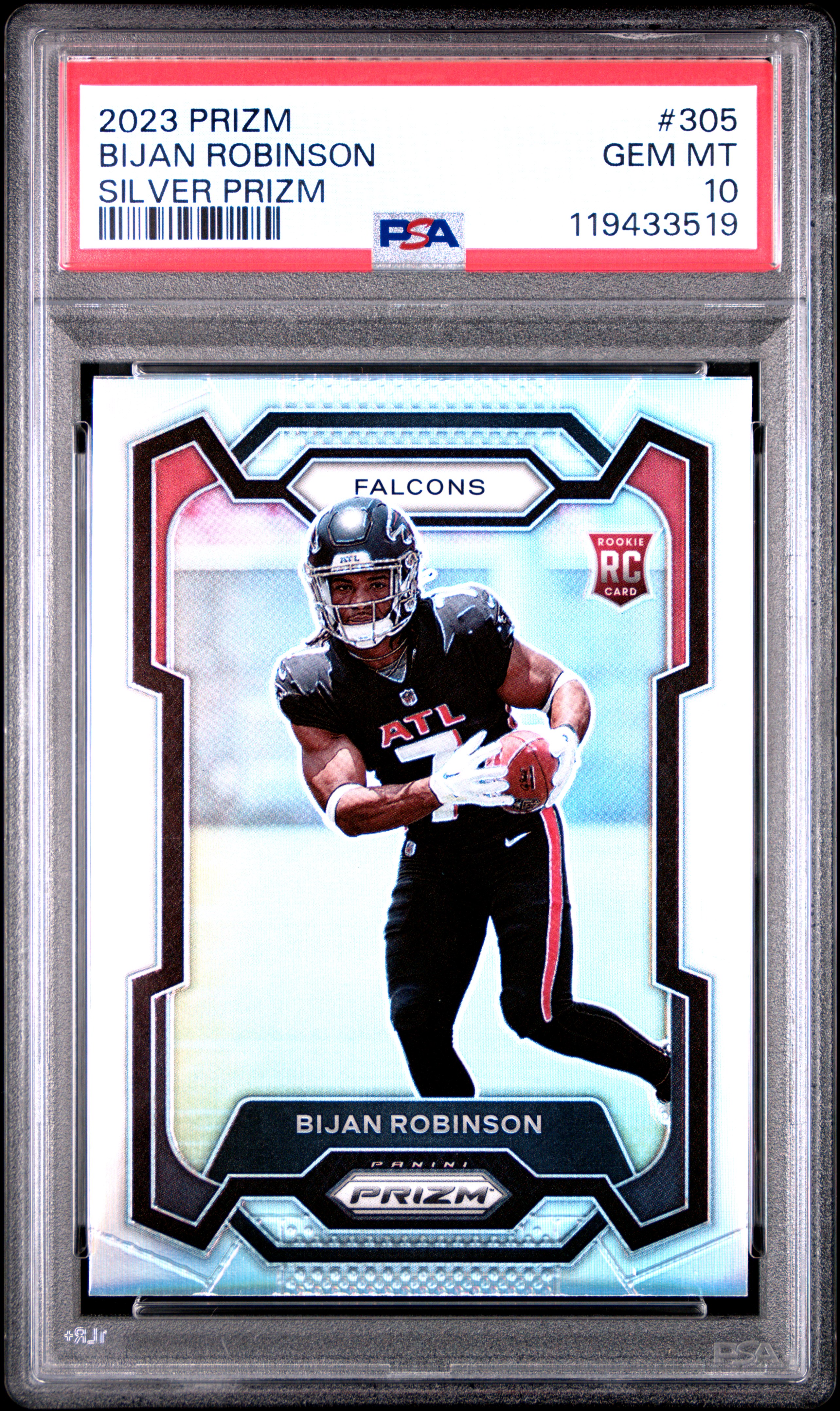 Bijan Robinson - Silver Prizm #305
