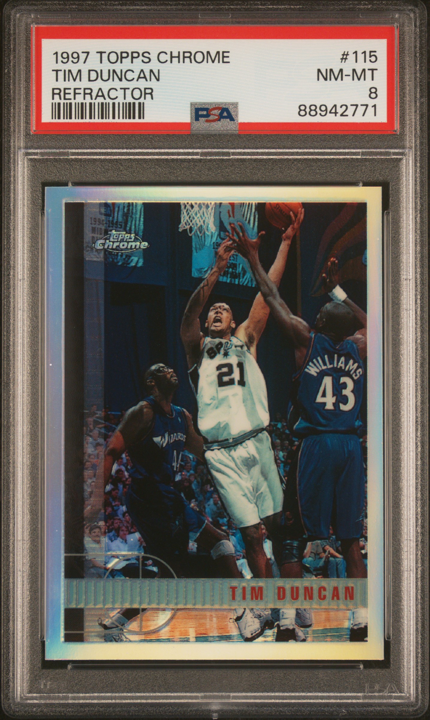 Tim Duncan - Refractor #115