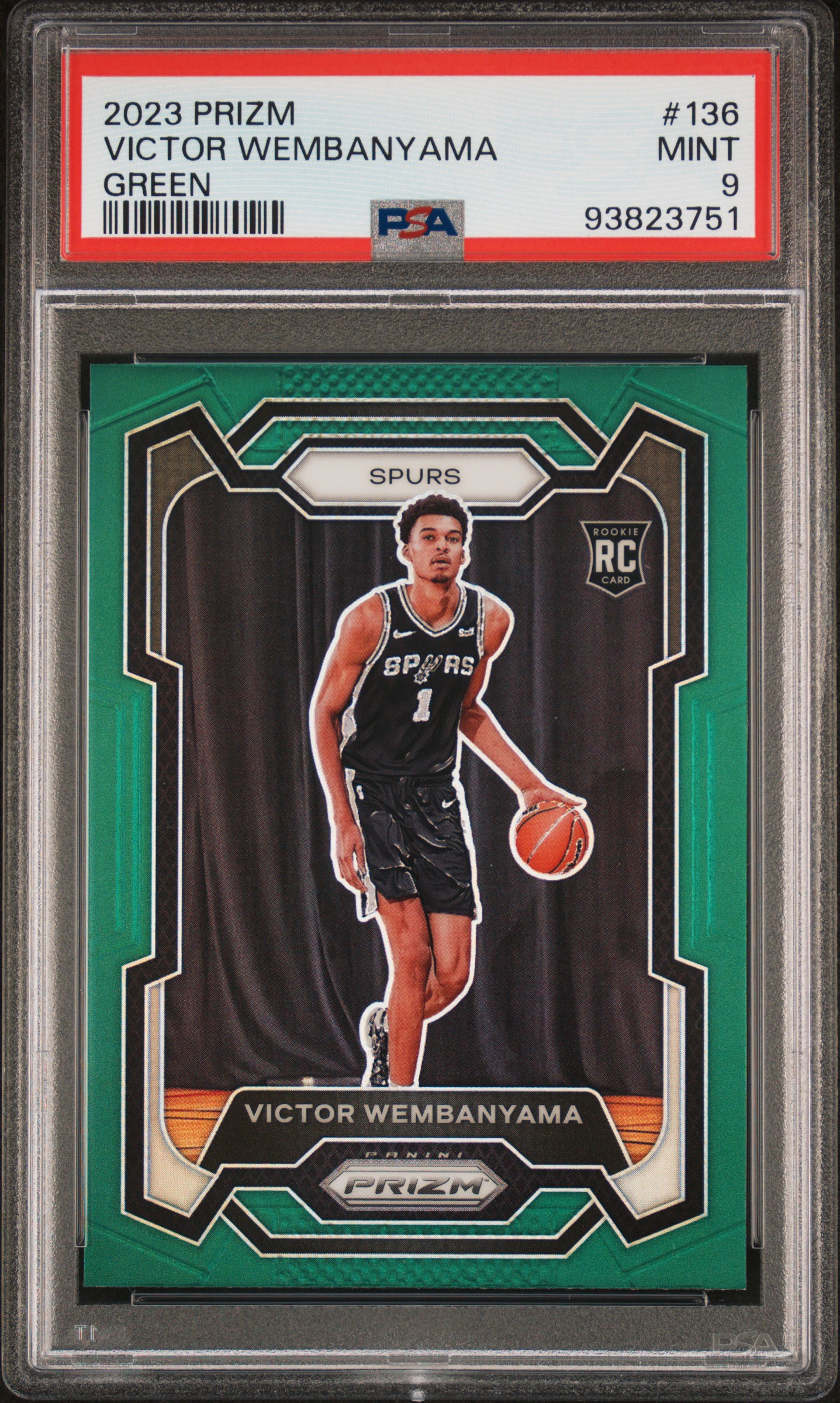 Victor Wembanyama - Green Prizm #136